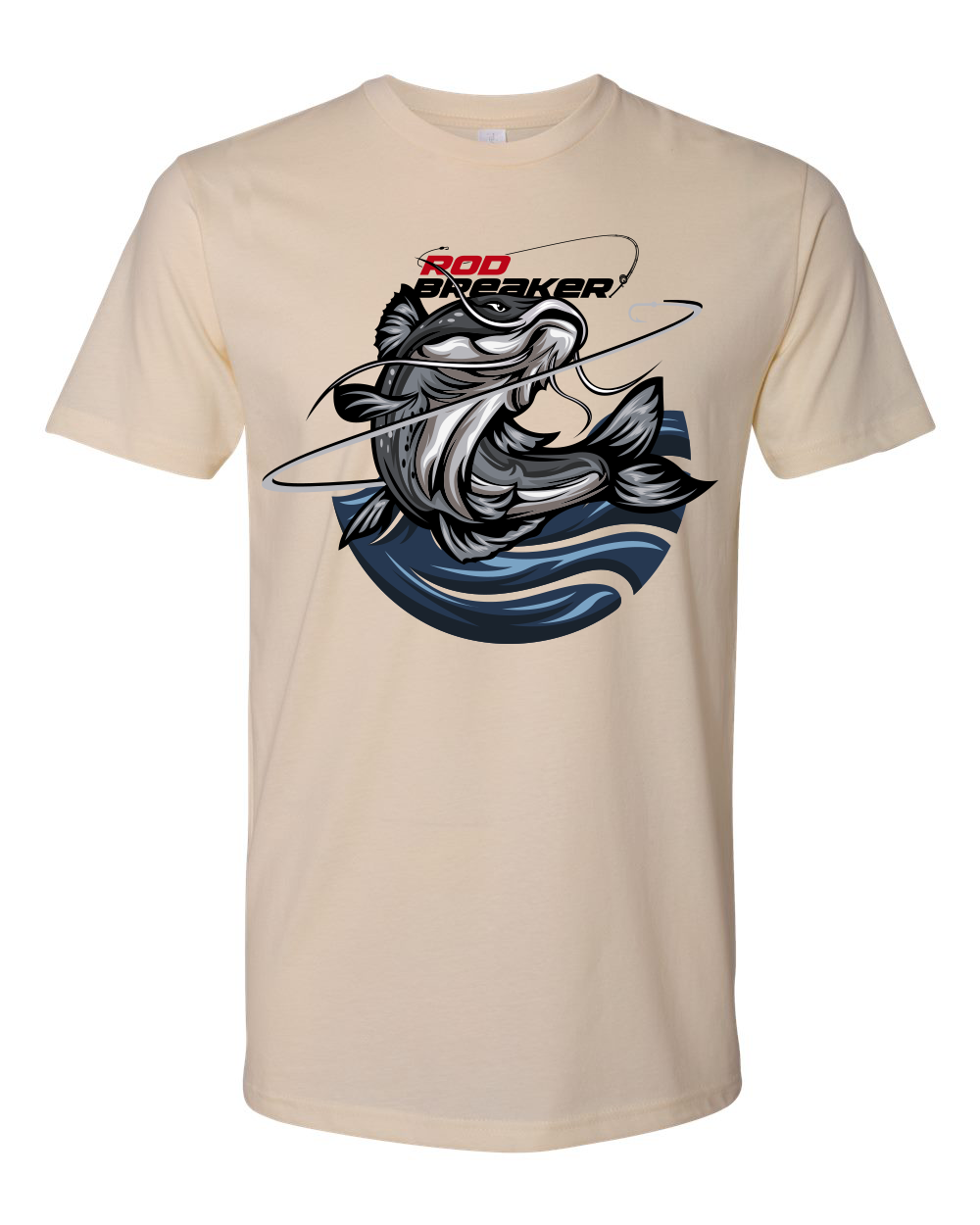 Cat Fish Tee Shirt Rod Breaker